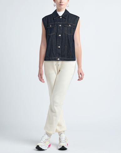 Woman Denim outerwear Blue Size XL Cotton