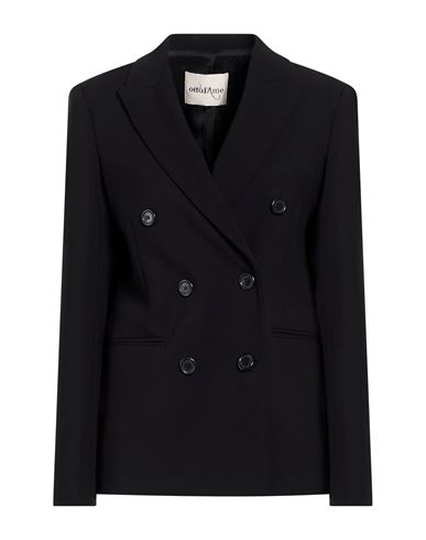 Woman Blazer Black Size 12 Polyester, Viscose, Elastane
