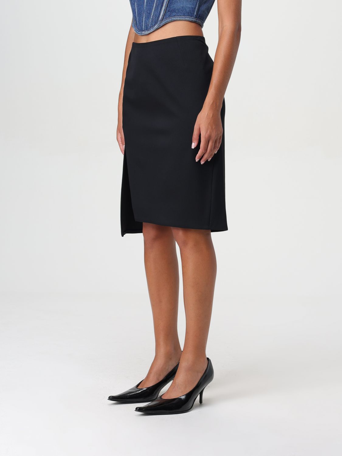 Skirt Woman color Black