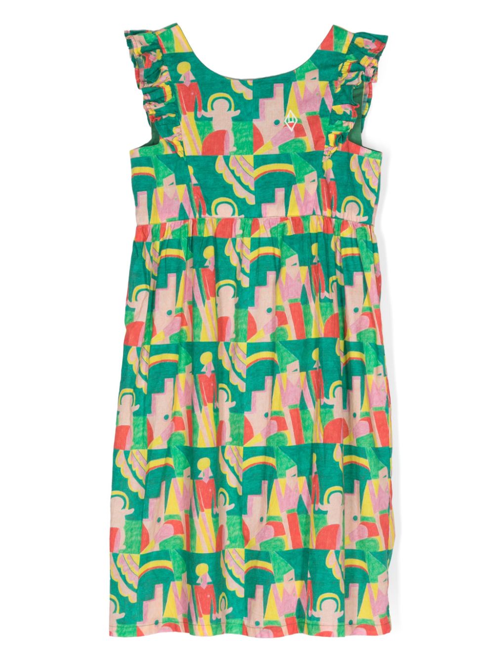 Otter sleeveless midi dress - Green