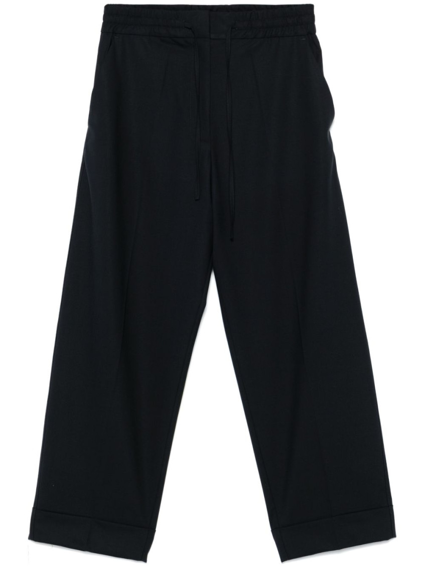 Blue Wool Pants