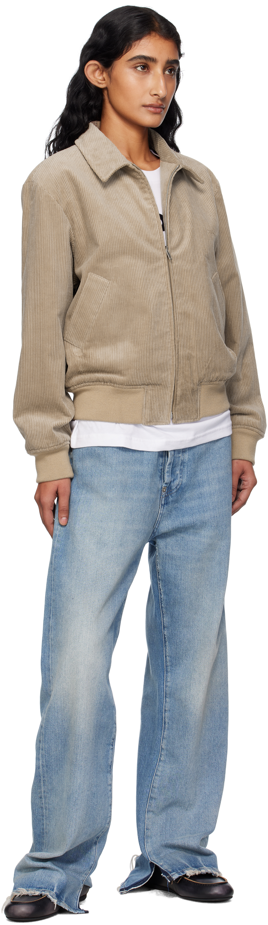 A. P.C. Beige Giles Jacket