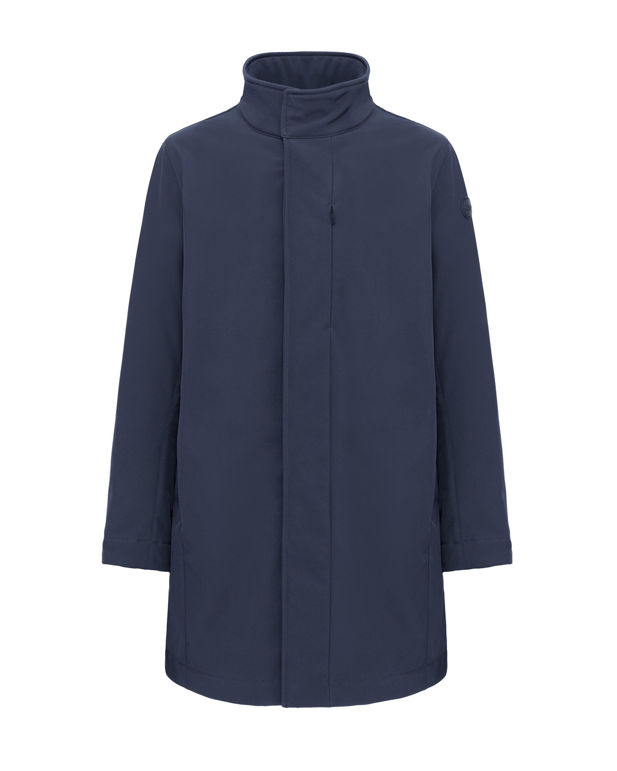3-Layer Stretch Technical Parka — Navy