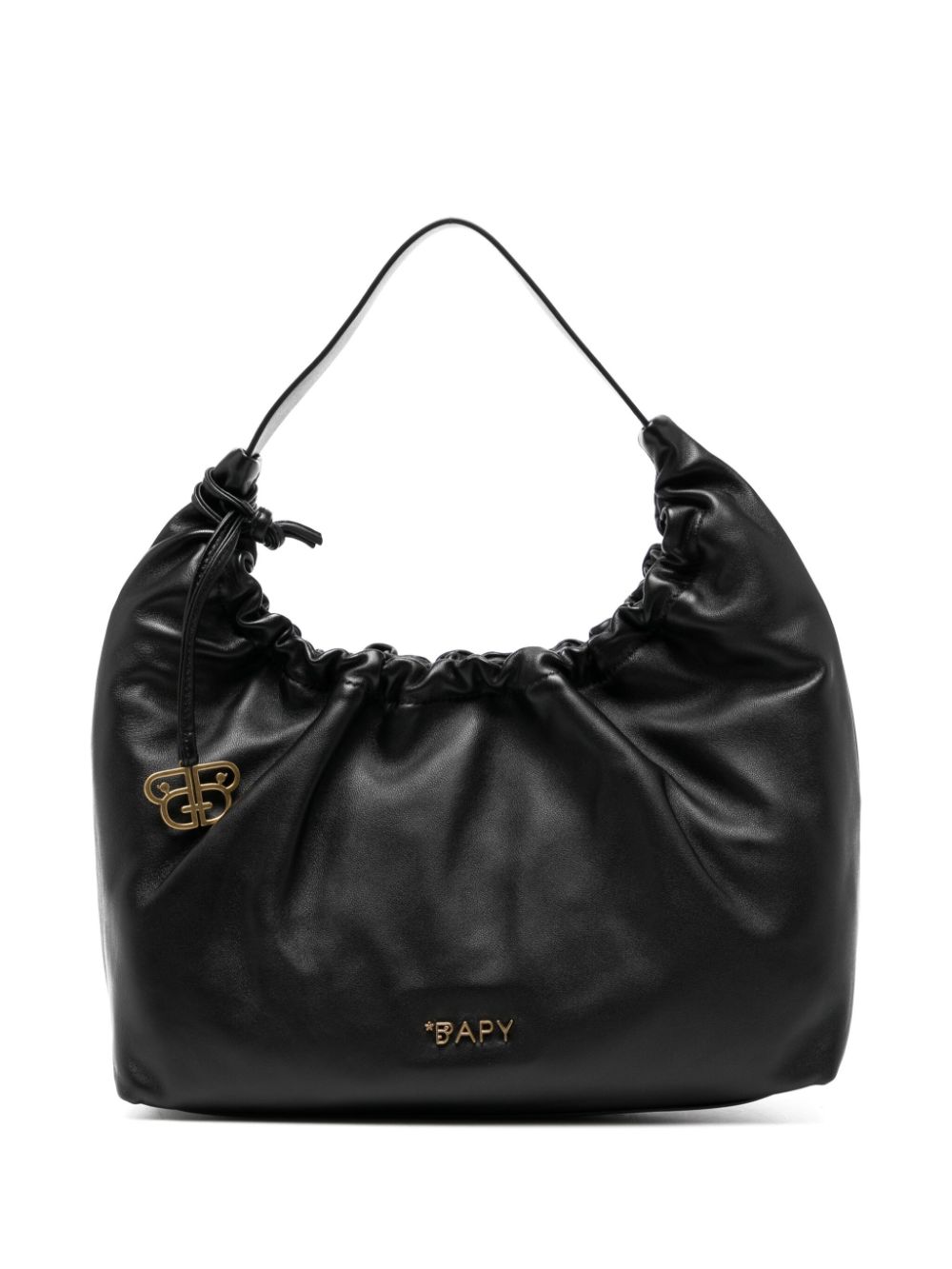 Leather shoulder bag - Black