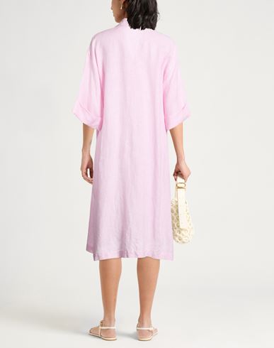 Easy Woman Midi dress Pink Size 6 Linen