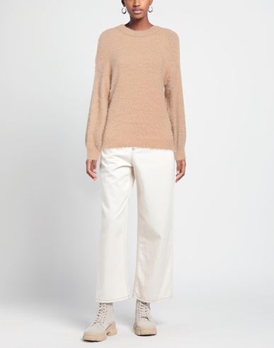 Woman Sweater Beige Size M Polyamide