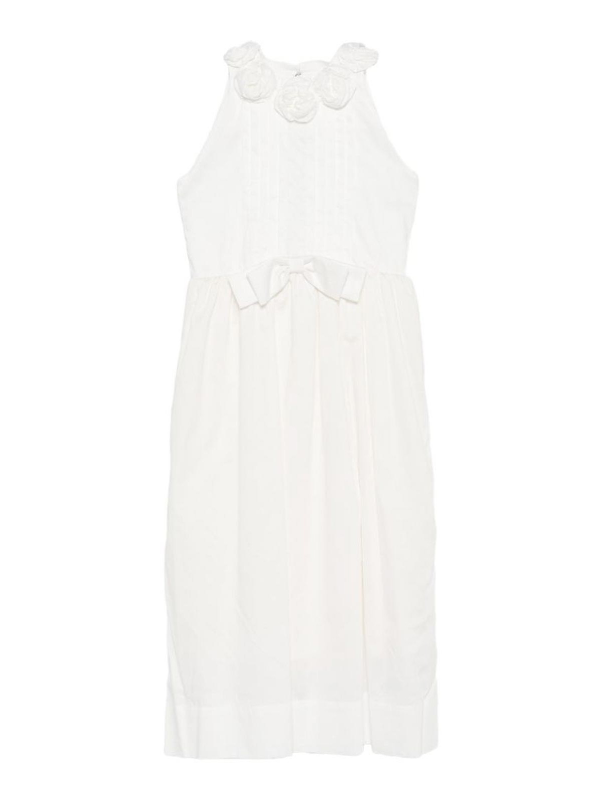 Dress With Applied Flowers