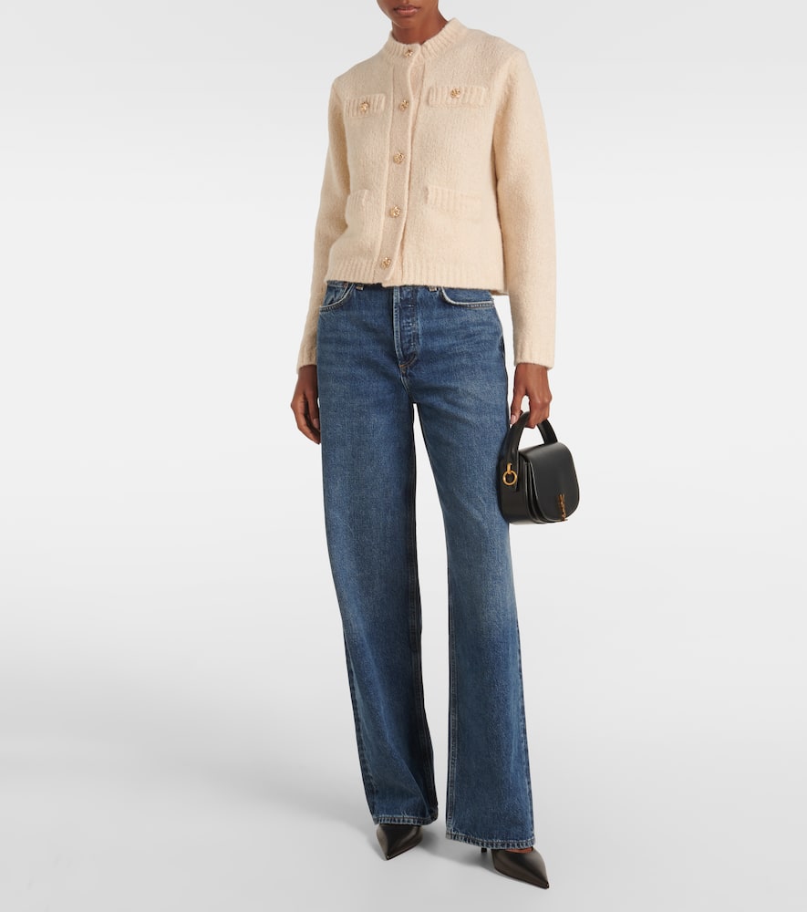 Cashmere-blend cardigan