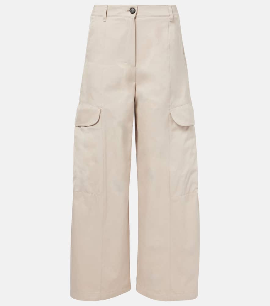 Cotton gabardine cargo pants