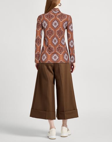 Siyu Woman Shirt Brown Size 8 Viscose, Polyamide