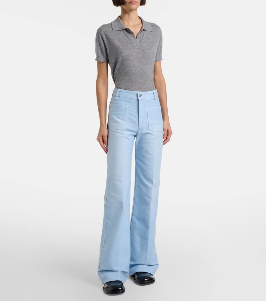 Alina mid-rise wide-leg jeans