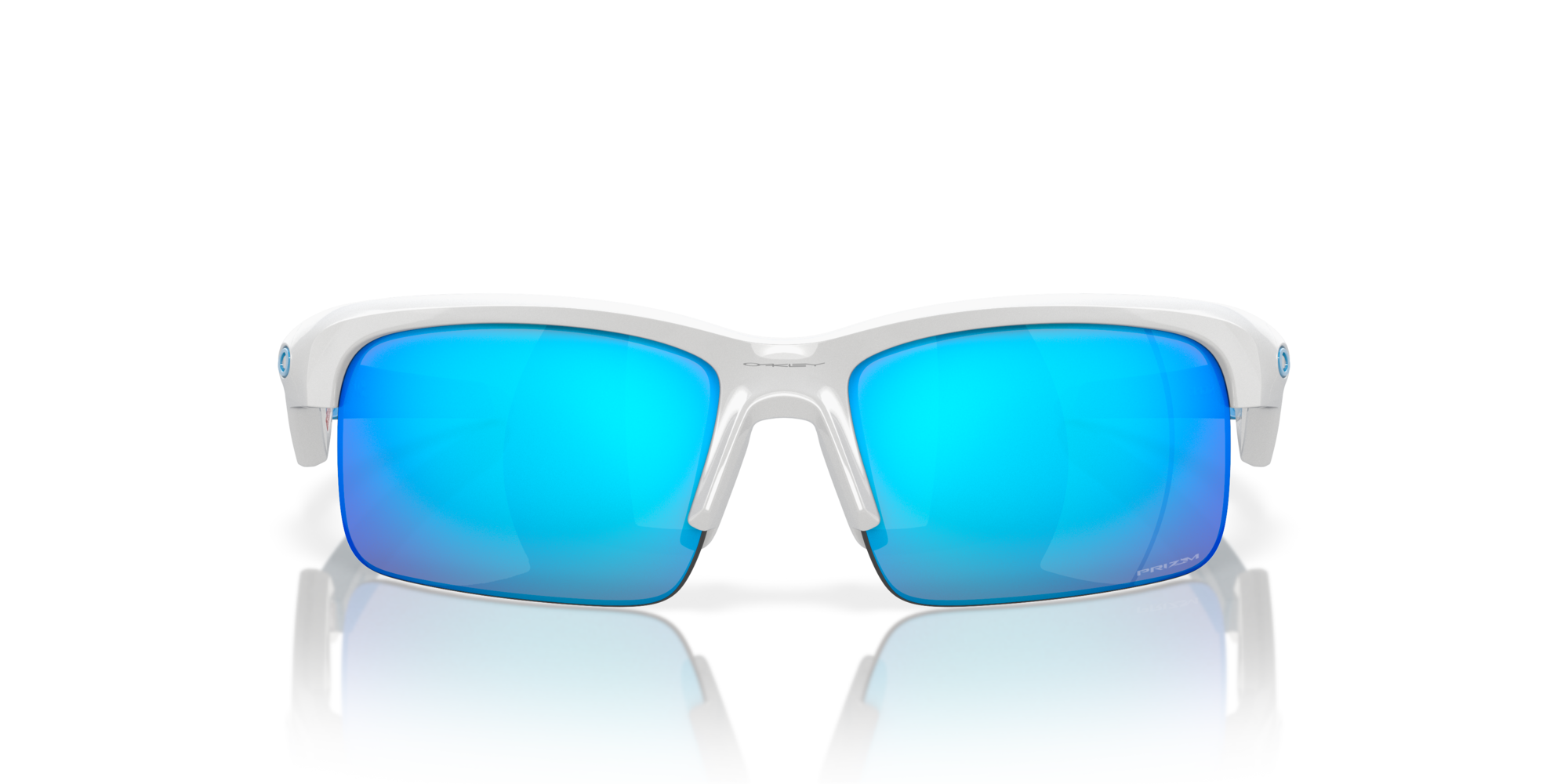 Oakley Kid Oakley OJ9013 CAPACITOR 901302 Sunglasses O_matter White Blue Squared Normal Priz