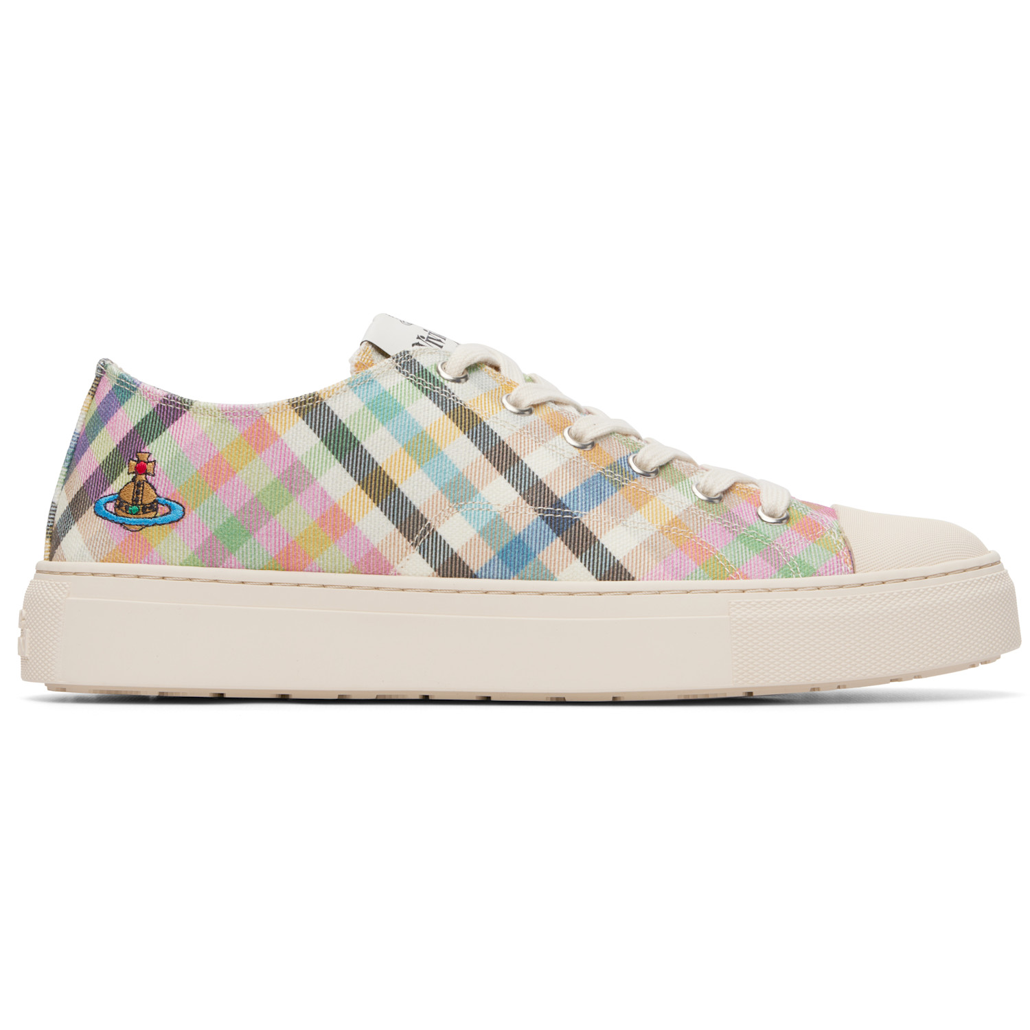 Multicolor Low Top Plimsoll Sneakers