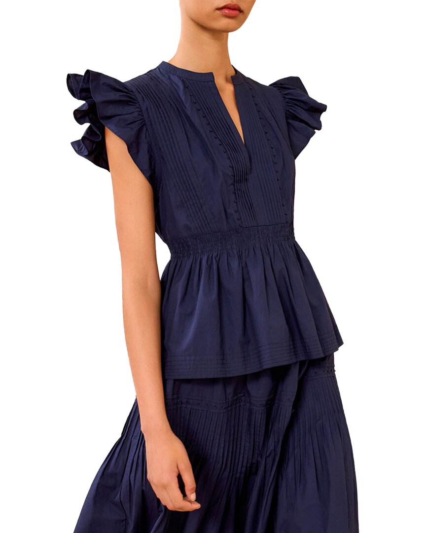 Luise Flutter Sleeve Top