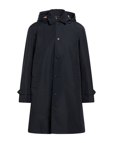 Man Overcoat & Trench Coat Charcoal Size M Polyester
