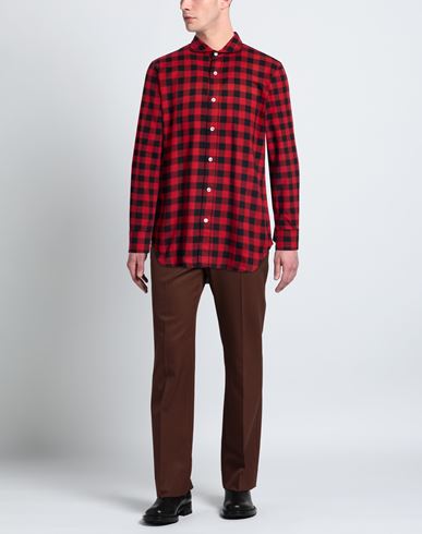 Arpège Heritage Man Shirt Red Size 36 Cotton