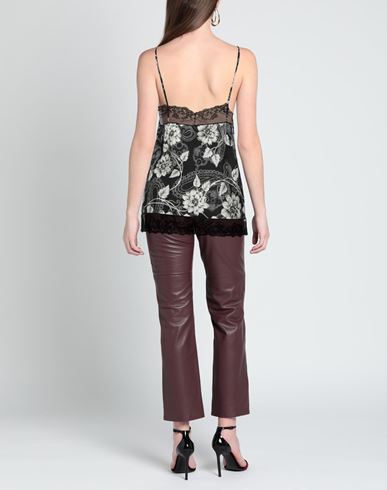 Woman Top Black Size 6 Viscose, Polyester, Polyamide