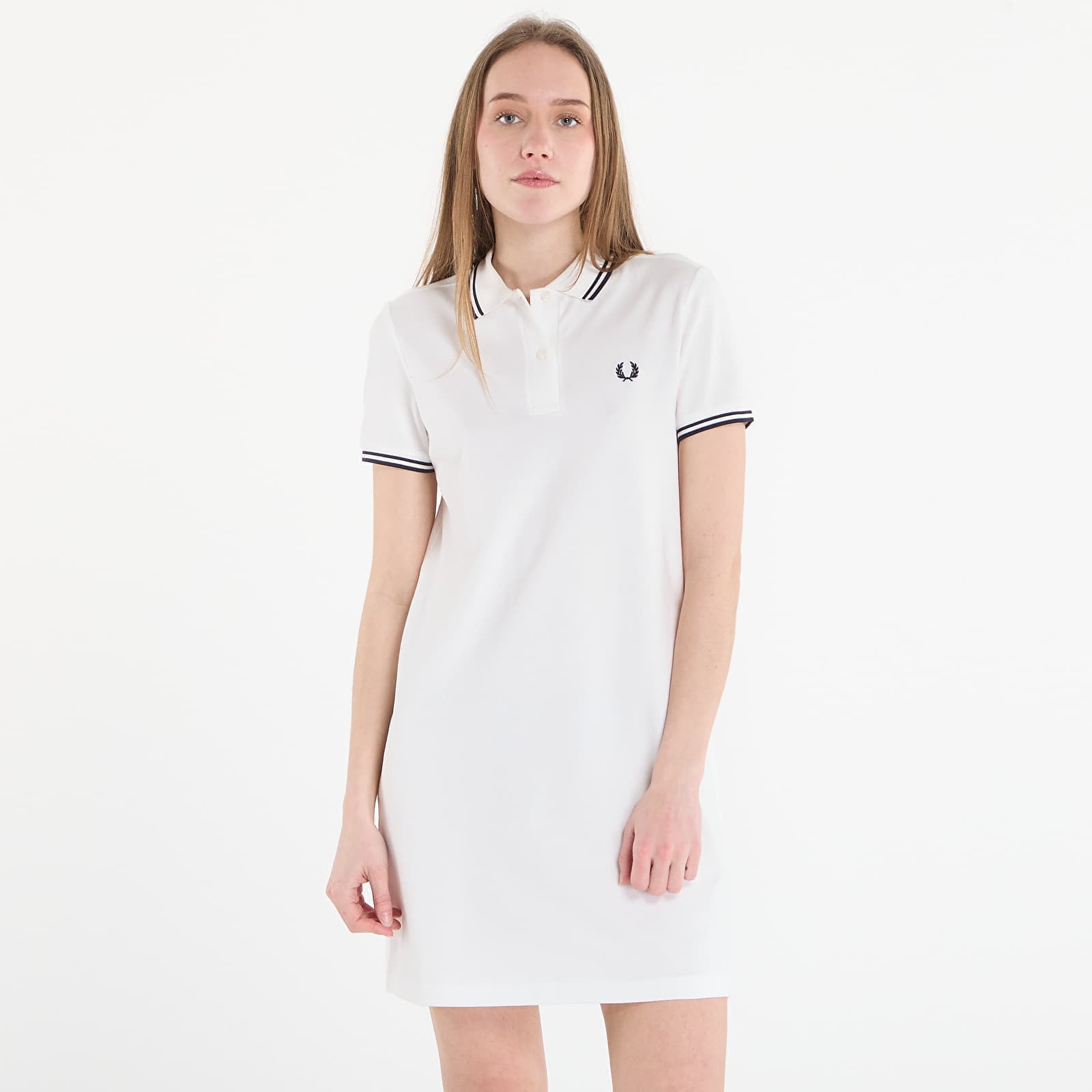FRED PERRY Twin Tipped Fred Perry Dress Snow White/ Navy