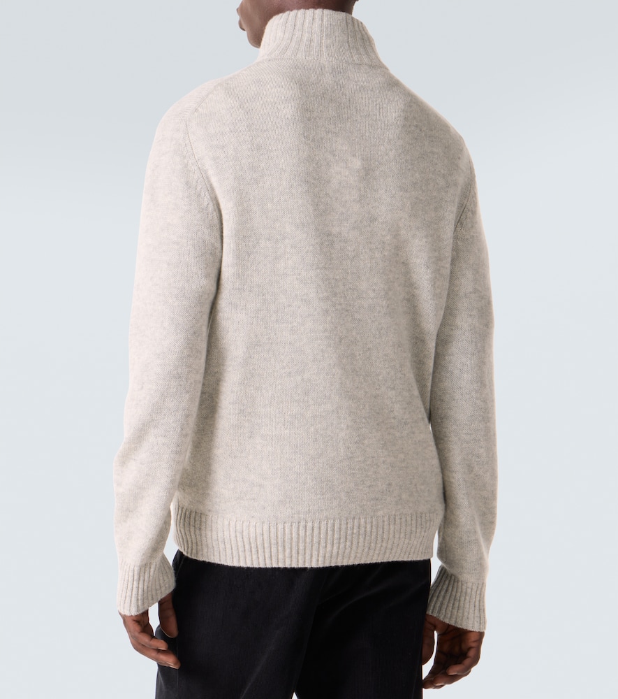 Wool and cashmere turtleneck sweater
