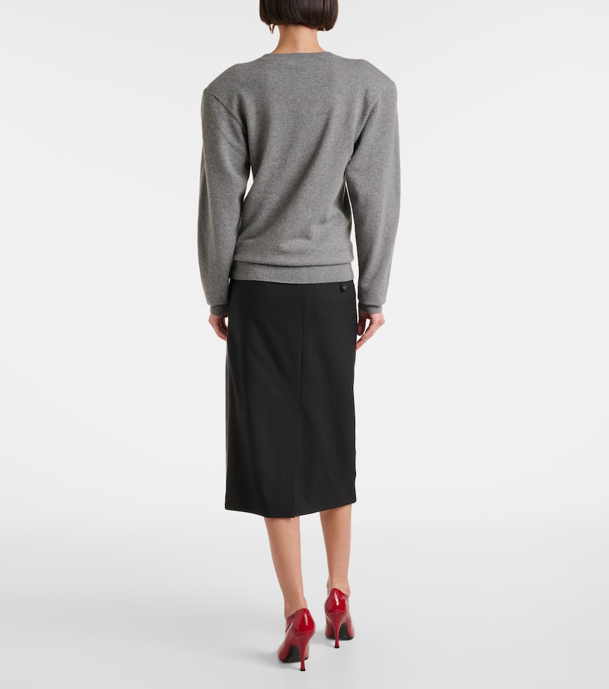 Cashmere and wool sweater