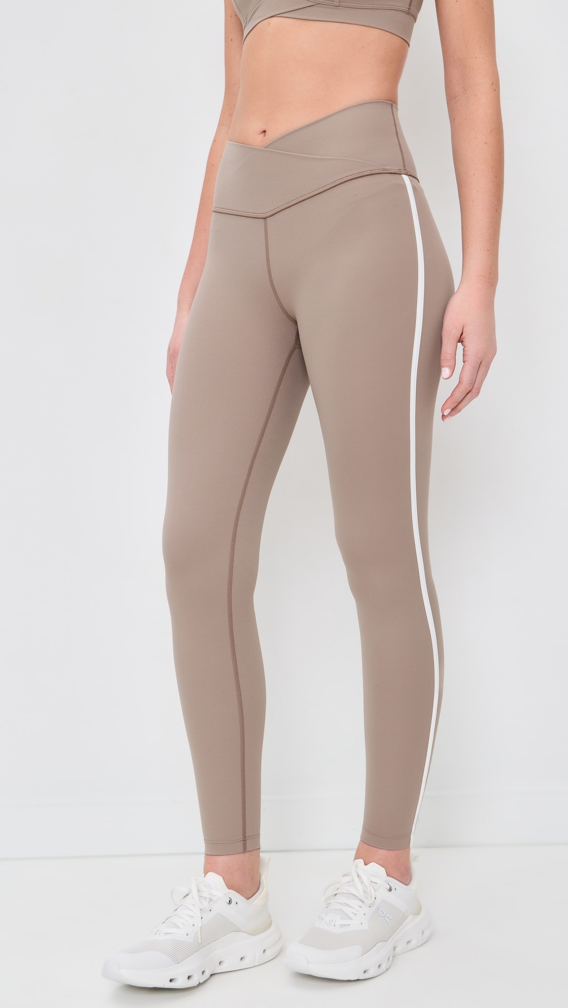 Mia Rigor Leggings Latte/White