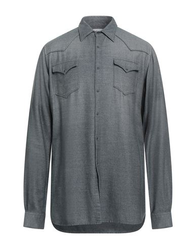 Man Shirt Grey Size 15 ½ Cotton, Modal, Polyester