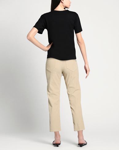 Woman Pants Sand Size 28 Cotton, Lyocell, Elastane
