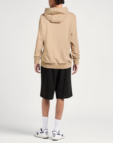 Man Sweatshirt Sand Size L Cotton, Polyester