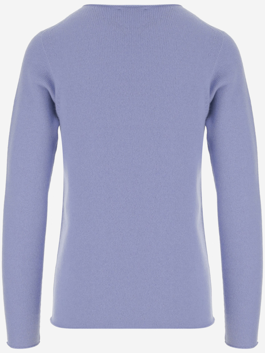 Purple Crew Neck Pullover