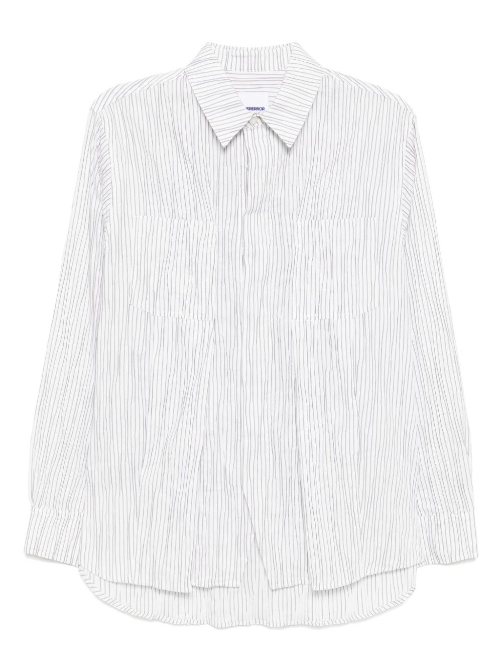 Ader Error striped shirt - White