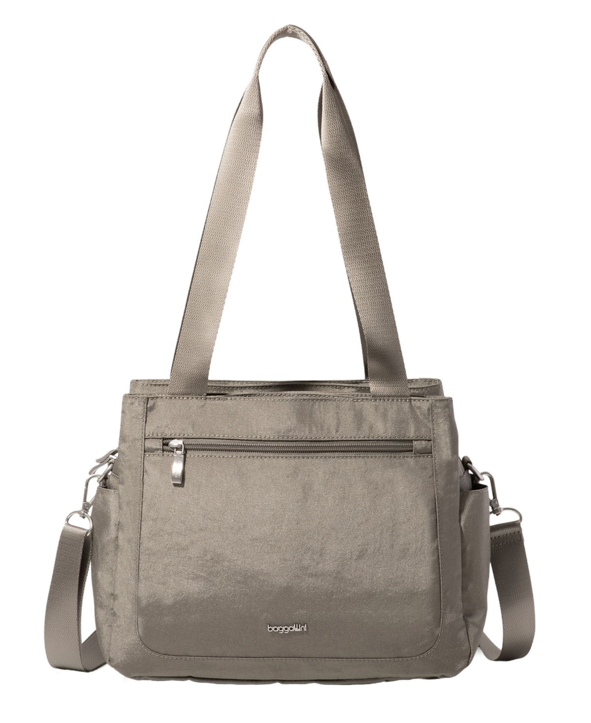 Modern All Time Small Satchel Handbag - Sterling Shimmer