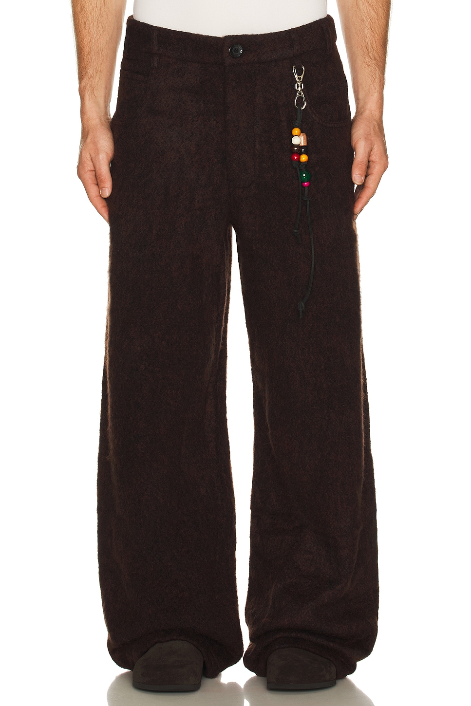Song for the Mute Wide Leg Pant in Brown - Brown. 50 also