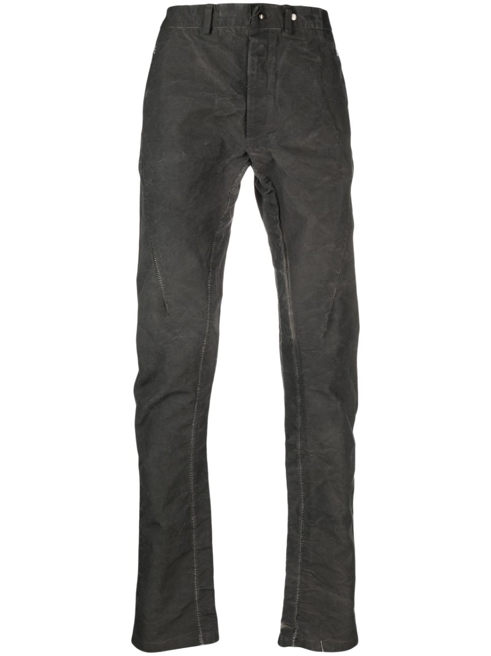Epicurien straight-leg trousers - Grey
