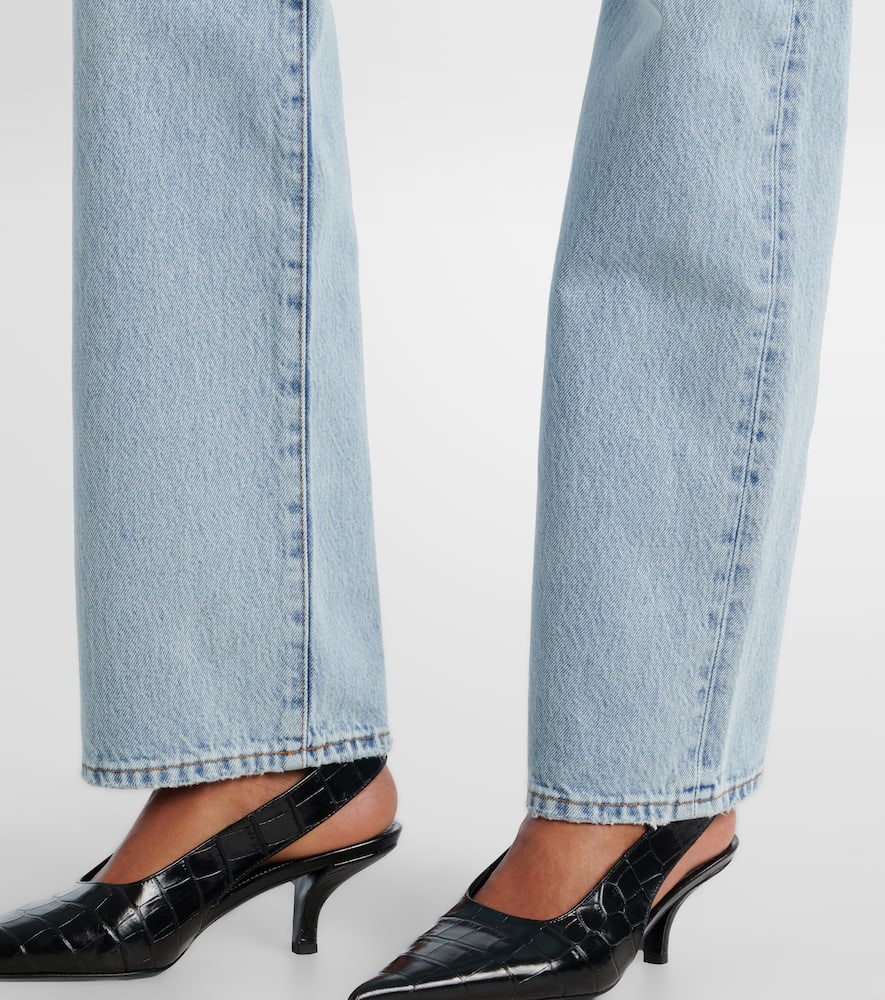 Staple high-rise straight jeans