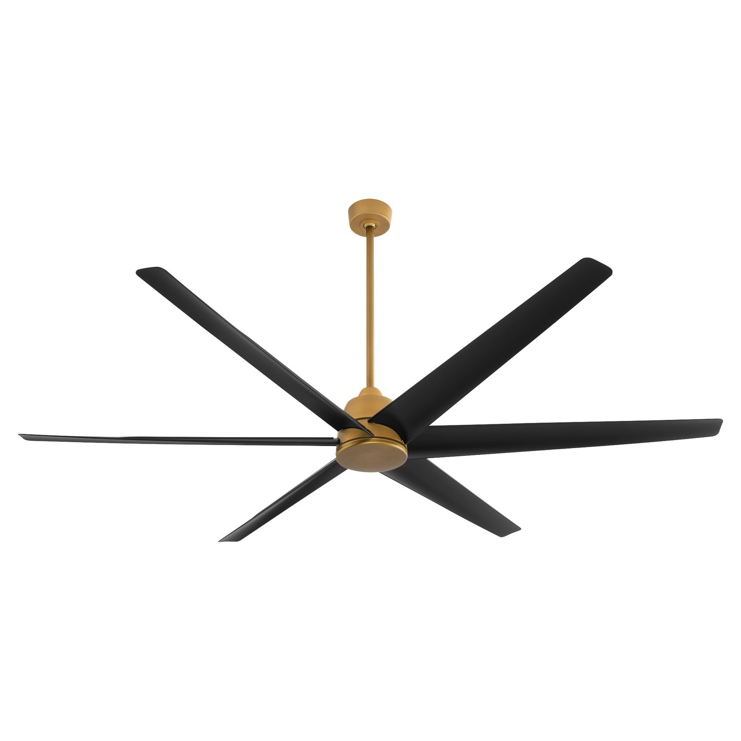 Brushed Brass 84" Patio Fan from the Spree Collection
