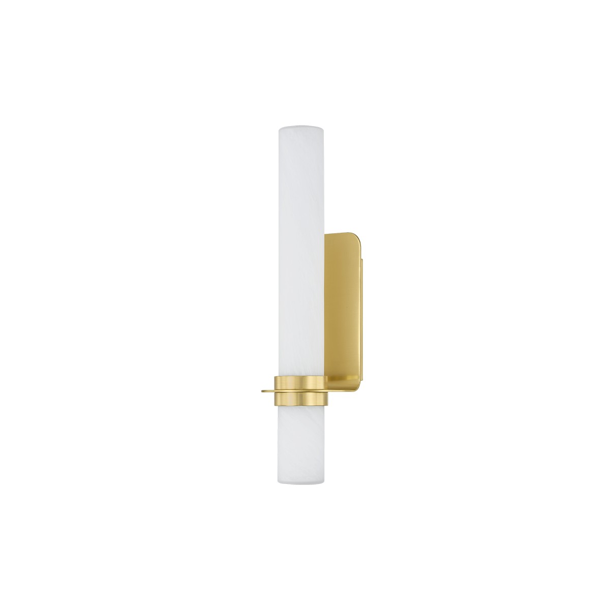 Aged Brass LED Wall Sconce from the Groveland station Collection