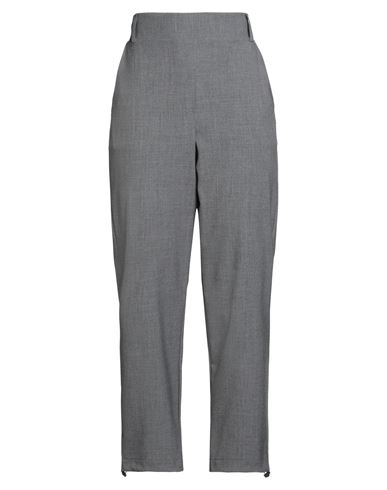 Woman Pants Grey Size 8 Polyester, Viscose, Elastane