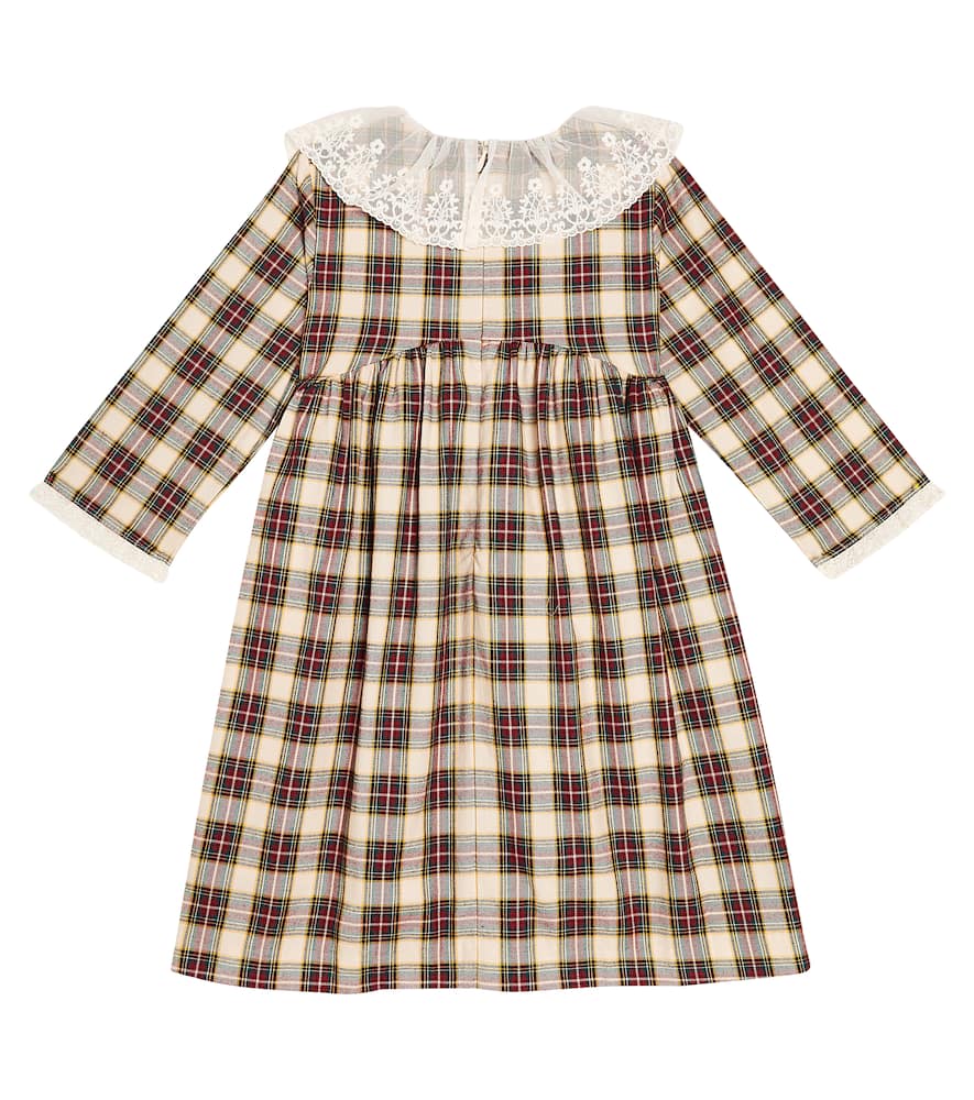 La Coqueta Tartan cotton dress