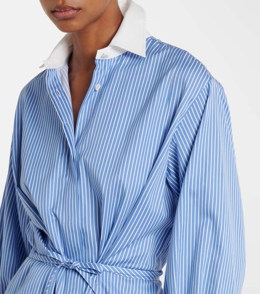 Floyd pinstripe cotton poplin shirt dress