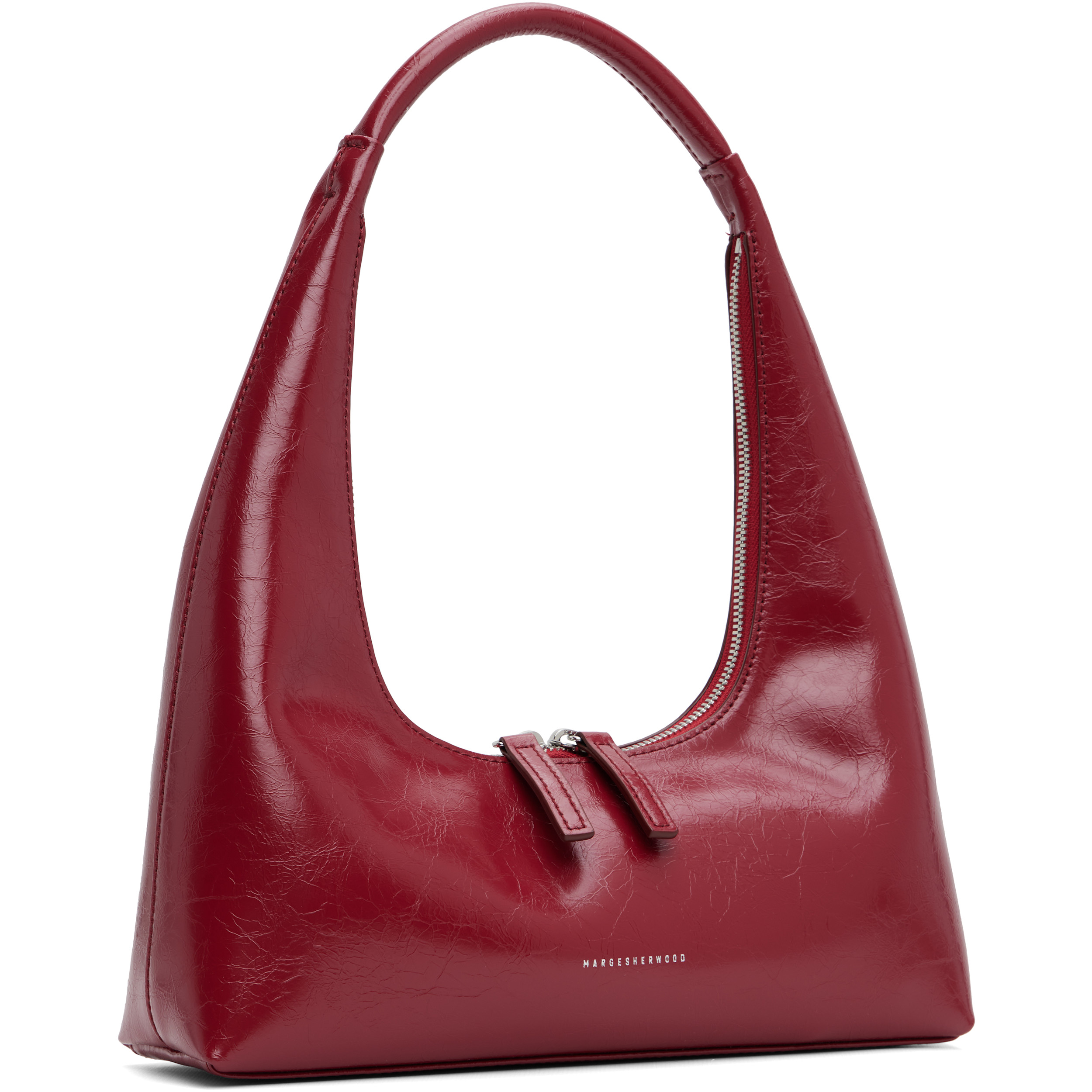 Red Leather Shoulder Bag
