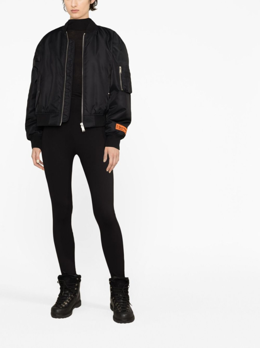 Black Jersey Leggings