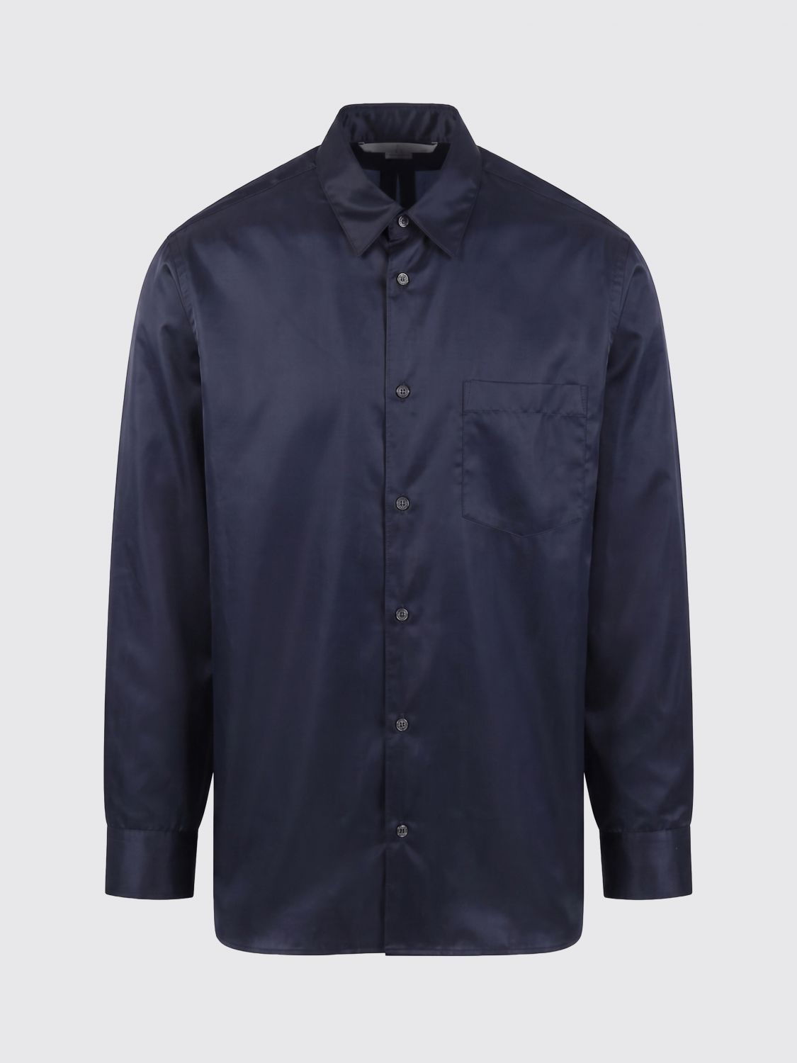 Button-down fitted shirt - Black