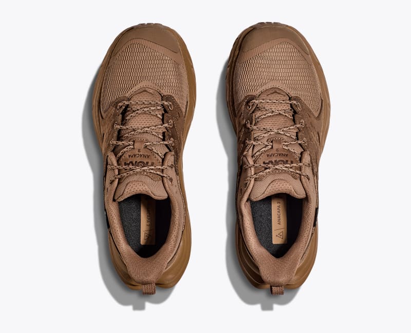 HOKA Men's Anacapa 2 Low GTX Shoes in Rye/Bark