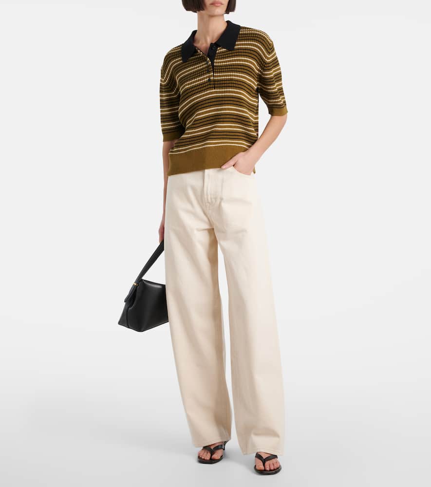 Róhe High-rise wide-leg jeans