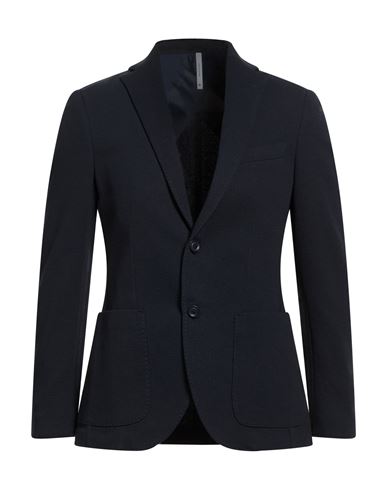 Man Blazer Navy Size 42 Polyamide, Cotton, Elastane