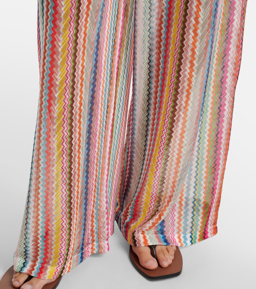 Zig Zag palazzo pants
