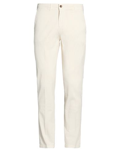 Man Pants Ivory Size 32 Cotton, Elastane