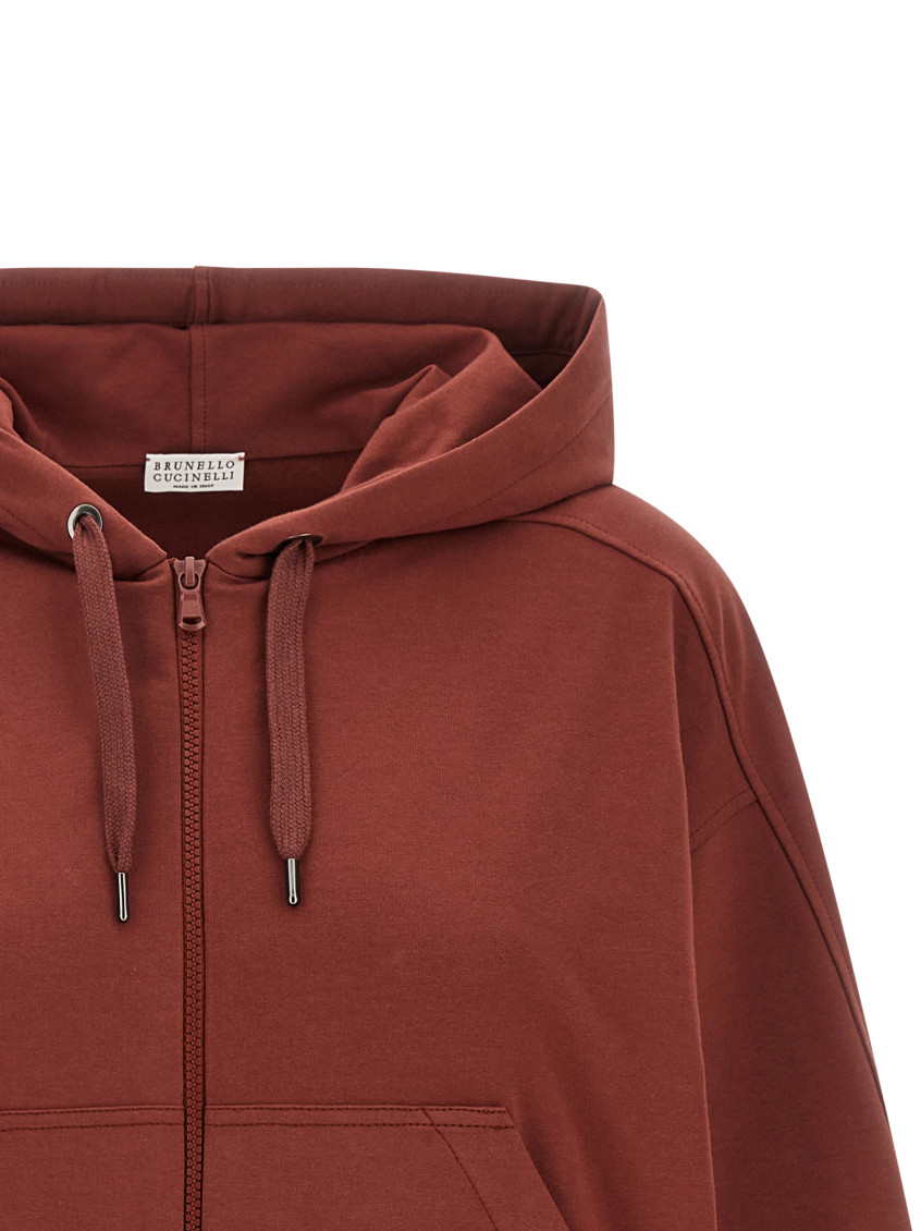 Brunello Cucinelli - solomei ad mcccxci jersey hooded sweatshirt