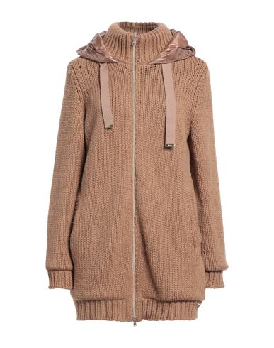 Resort Woman Puffer Camel Size 10 Polyamide, Viscose, Recycled wool, Metallic fiber, Cashmere