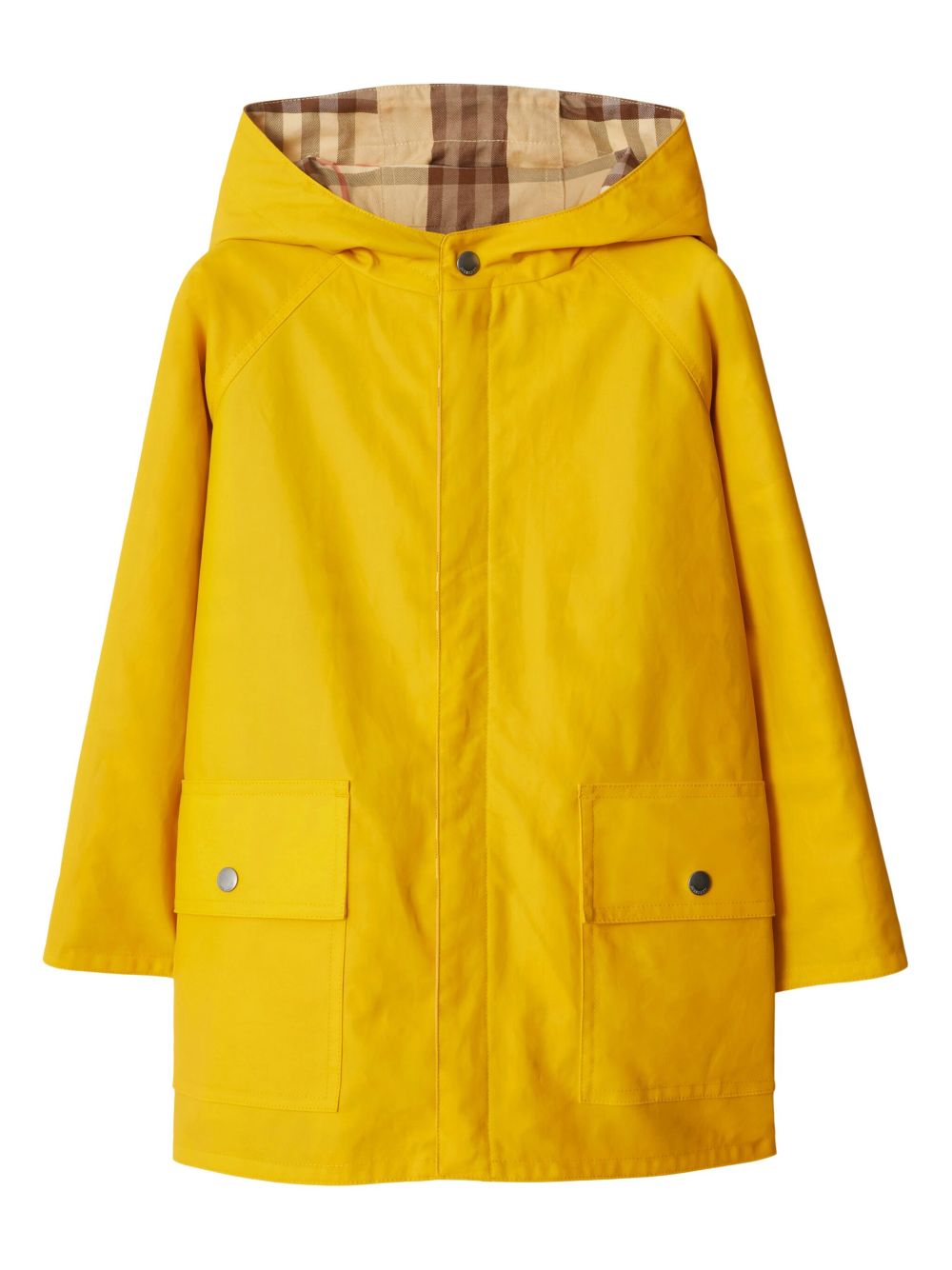 Reversible cotton coat - Yellow